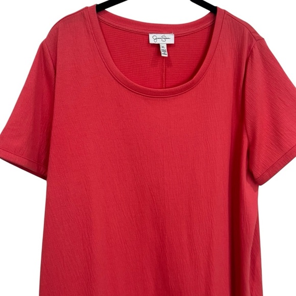 Jessica Simpson Pink Textured Midi Summer Spring Dress Women’s Size XL - Picture 3 of 12